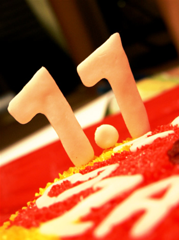 Anniversary cake